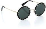 Thumbnail for your product : Valentino Embellished round sunglasses