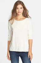 Thumbnail for your product : Lucky Brand Embroidered Boatneck Top