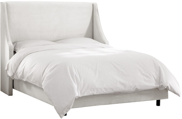 Skyline Furniture Swoop Arm Wingback Bed