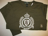 Thumbnail for your product : Ralph Lauren Womens Green Long Sleeve Silver Crest Printed Crew-Neck T-Shirt Nwt
