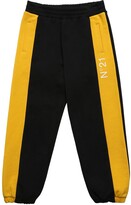 Thumbnail for your product : N°21 Logo Print Cotton Sweatpants