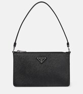 Thumbnail for your product : Prada Mini saffiano-leather shoulder bag