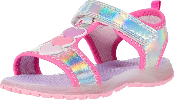 girls light up sandals
