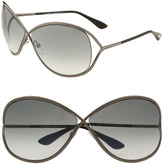 Thumbnail for your product : Tom Ford 'Miranda' 68mm Open Temple Metal Sunglasses