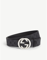 Thumbnail for your product : Gucci Supreme GG-embossed leather belt