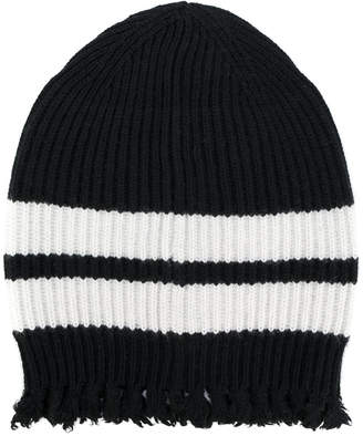 MSGM frayed knitted beanie