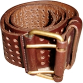 Thumbnail for your product : Yves Saint Laurent 2263 YVES SAINT LAURENT Brown Leather Belt