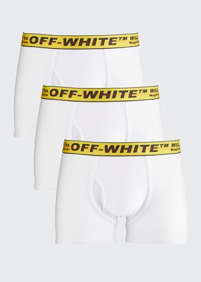 Off-White Men's 3-Pack Industrial Boxer Briefs