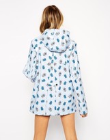 Thumbnail for your product : ASOS Rain Trench With Bug Print