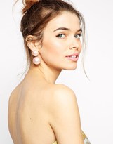 Thumbnail for your product : ASOS COLLECTION Faux Pearl XL Swing Earrings