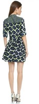 Thumbnail for your product : DKNY Mixed Print Long Sleeve Shirtdress