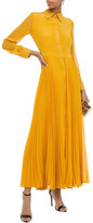 Thumbnail for your product : Roberto Cavalli Plisse Silk-georgette Maxi Dress
