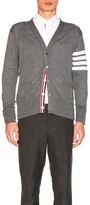 Thumbnail for your product : Thom Browne Classic Merino Cardigan in Blue