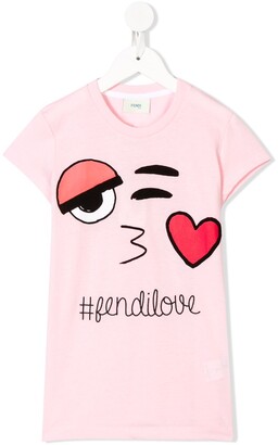 Fendi Kids FendiLove T-shirt