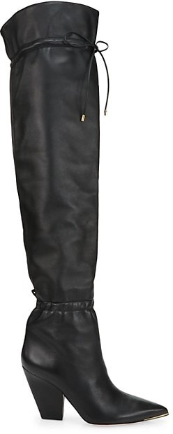 Lila over the knee scrunch boot Clearance