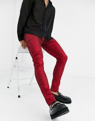 mens red jeans uk