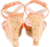 Thumbnail for your product : Miu Miu Stingray Wedge Sandals