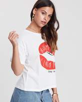 Thumbnail for your product : MinkPink La Bouche! Lips Graphic Tee