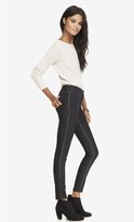 Thumbnail for your product : Express Reversible Mid Rise Jean Legging - Gray & Tribal