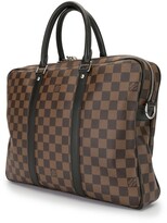 Thumbnail for your product : Louis Vuitton 2018 pre-owned Damier pattern PM briefcase