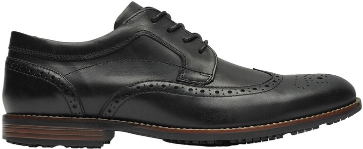 rockport dustyn waterproof wingtip brogues