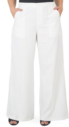 ivory plus size pants