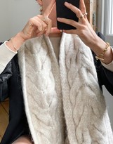 Thumbnail for your product : And other stories & oversized scarf in beige