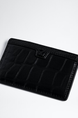 Zadig & Voltaire ZV Initiale Nyro Card Holder Leather