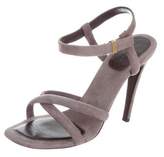 Thumbnail for your product : Celine Suede Ankle Strap Sandals