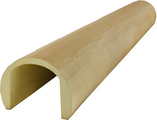 Heritage Timber Log Beam, Round, 6"W x 4 1/2"H x 72"L,