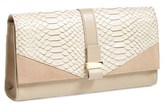 Thumbnail for your product : Halogen 'All Dressed Up' Leather Clutch