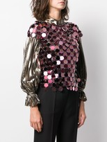 Thumbnail for your product : Paco Rabanne Mirrored Discs Top