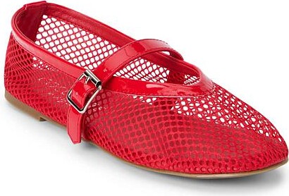 Coconuts by Matisse Nolita Flat with Buckle - Red - Size 11