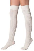 Thumbnail for your product : American Apparel RSASKOPKC Opaque Over-the-Knee Cable Knit Sock
