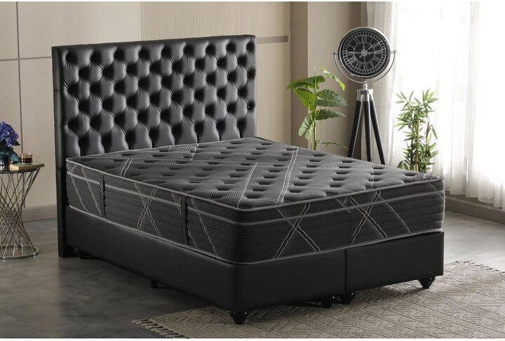 Luxury Eurotop Full Firm Foam, Premium Quilted Cover 13 in. Bed-in-a-Box Mattress