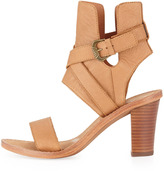 Thumbnail for your product : Ash Queenie Ankle-Wrap City Sandal, Cookie