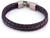 Thumbnail for your product : März The Plum Triplet Band Leather Bracelet