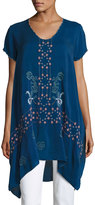 Thumbnail for your product : Johnny Was Willamy Embroidered Georgette Blouse