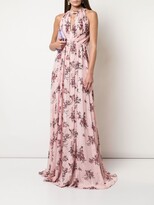 Thumbnail for your product : Marchesa Notte Bridal Halterneck Floral Bridesmaid Dress