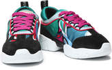 Thumbnail for your product : Emilio Pucci Printed Neoprene, Suede And Patent-leather Sneakers