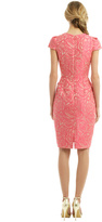 Thumbnail for your product : Carmen Marc Valvo Rosette Envelope Dress