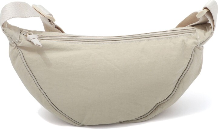 ADORNIA Cream Sporty Adjustable Moon Bag