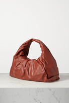 Thumbnail for your product : Bottega Veneta The Shoulder Pouch Medium Gathered Leather Shoulder Bag - Brown