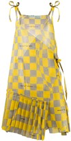 Thumbnail for your product : Off-White Checked Asymmetric Dress
