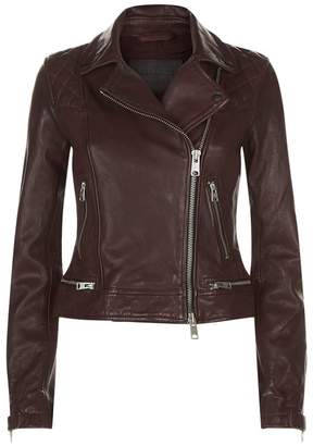 AllSaints Conroy Leather Biker Jacket