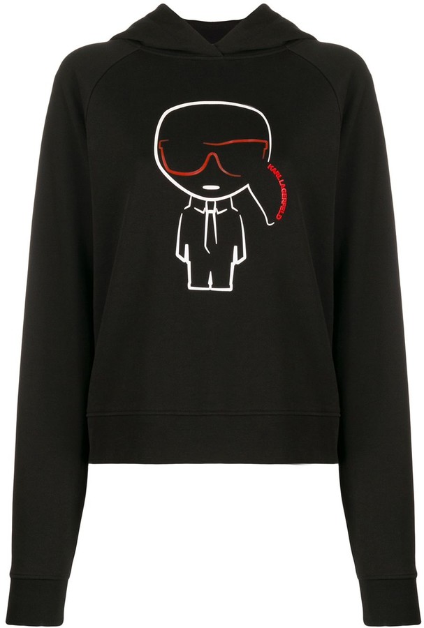 Karl Lagerfeld Paris Ikonik hoodie - ShopStyle