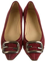 Thumbnail for your product : Fendi Suede Flats