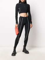 Thumbnail for your product : Heron Preston Removable Patch Cropped Top