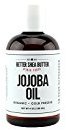 ORGANIC JOJOBA OIL - Cold Pressed, Unrefined, 100% Pure - Use on Nails, Hair, Face and Body - Massage Oil - Great Carrier Oil for DIY Skin Care Recipes - 4 oz
