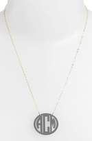 Thumbnail for your product : Moon and Lola Small Personalized Monogram Pendant Necklace